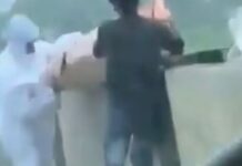 Dy burra hedhin në lumë trupin e pajetë të viktimës nga Covid-19